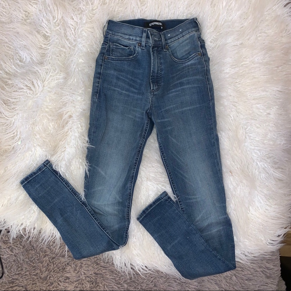 High Waisted Express Jeans